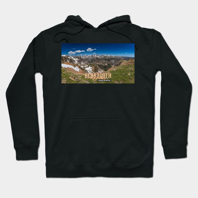 Beartooth Highway Wyoming and Montana Hoodie by Gestalt Imagery